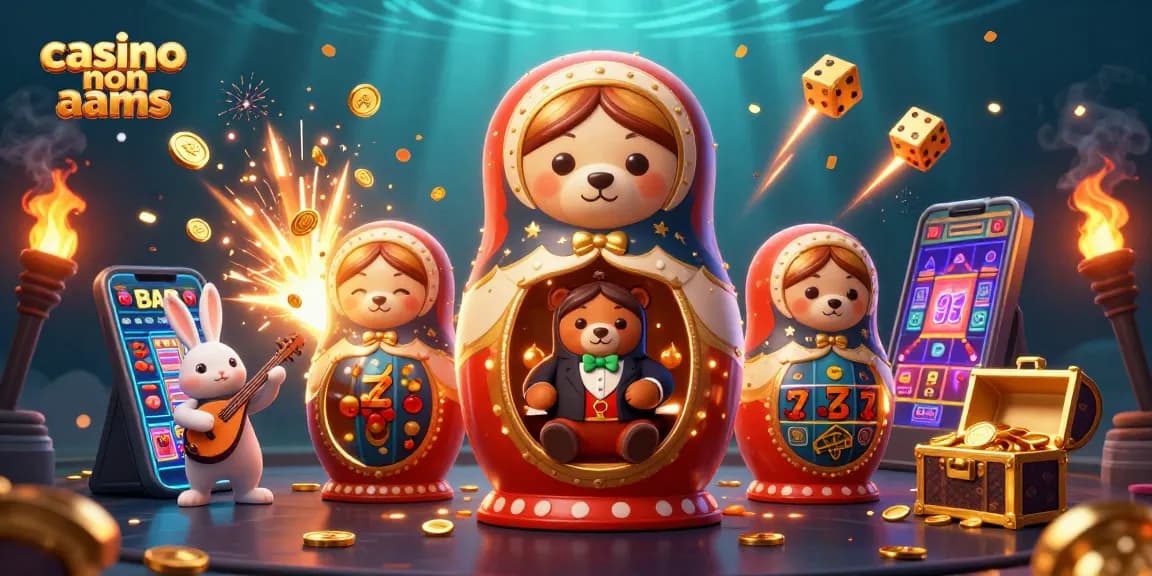 Scopri l'emozione dei casino non AAMS con personaggi colorati e simboli di gioco vibranti!