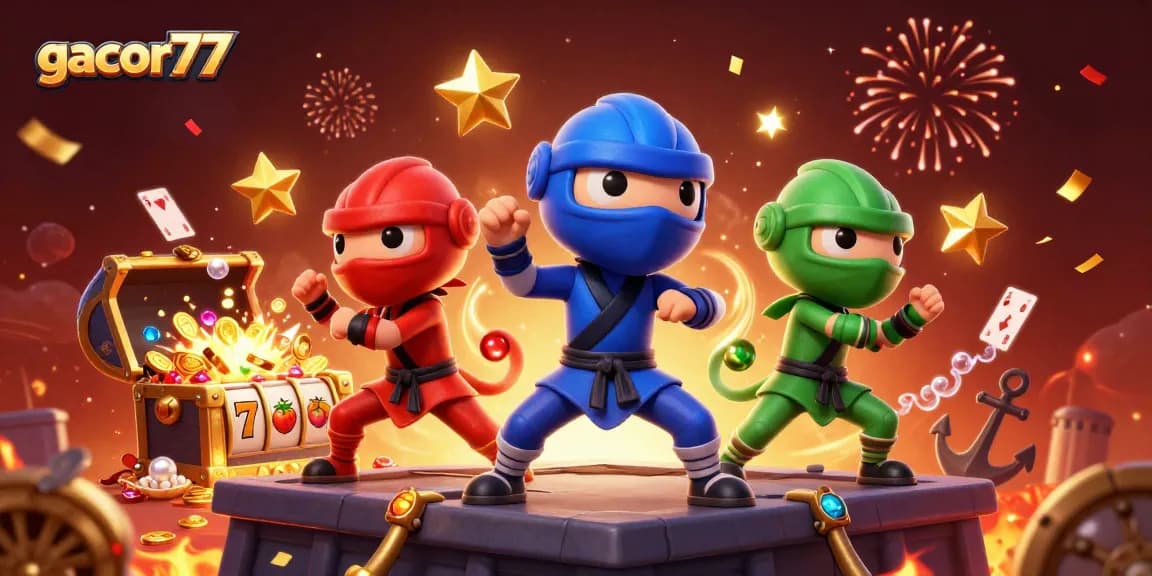 Rasakan keseruan gacor77 dengan chameleon ninja yang beraksi dan membawa keberuntungan pada permainan slot.
