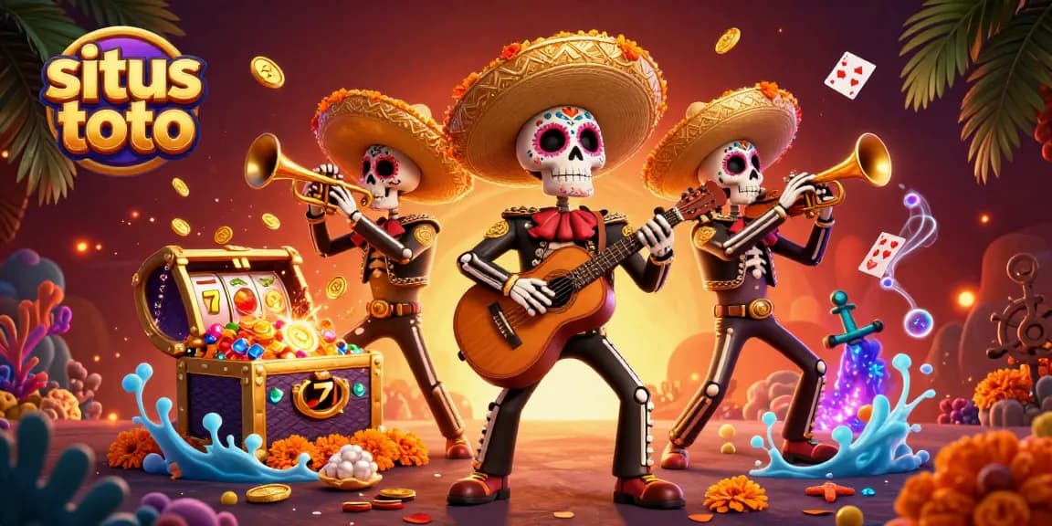 Engage with the exciting situs toto gaming worlds featuring vibrant mariachi characters and thrilling casino symbols.
