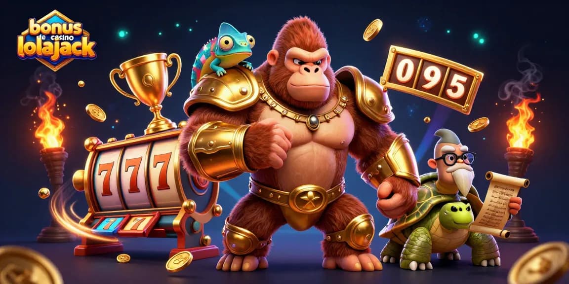 Experience the thrill of slot games with the bonus de casino lolajack, featuring vibrant characters and dynamic elements.