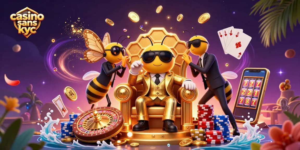 Jouez sans contraintes avec les casinos sans KYC, profitant d'une expérience de jeu fluide.