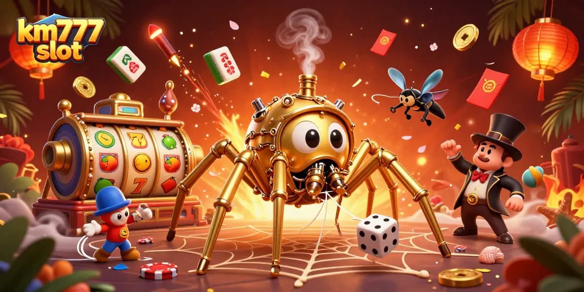 Experience the excitement of km777 slot with rich 3D elements showcasing thrilling gaming action.