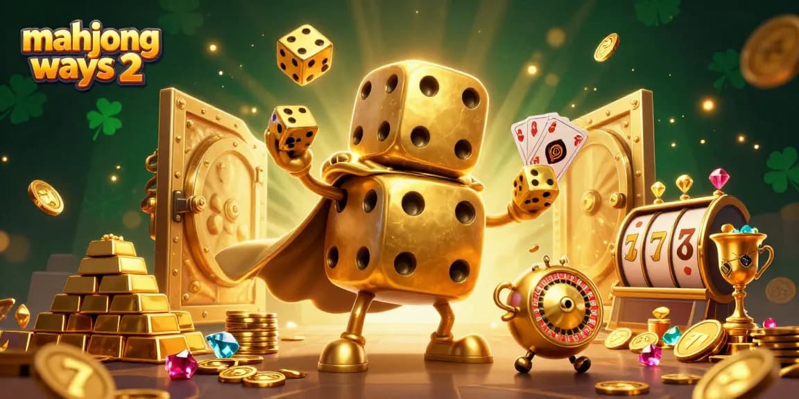 Experience the thrill of mahjong ways 2 with vibrant golden dice and treasure-filled atmosphere.