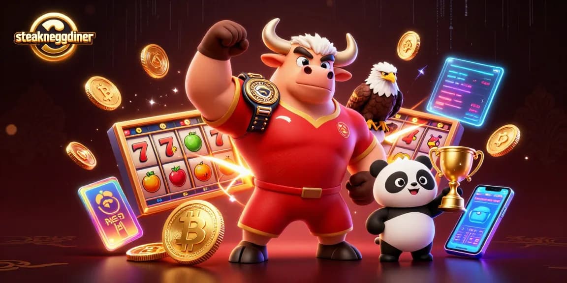 Experience the thrill at steakneggdiner with dynamic slot action and vibrant casino characters.