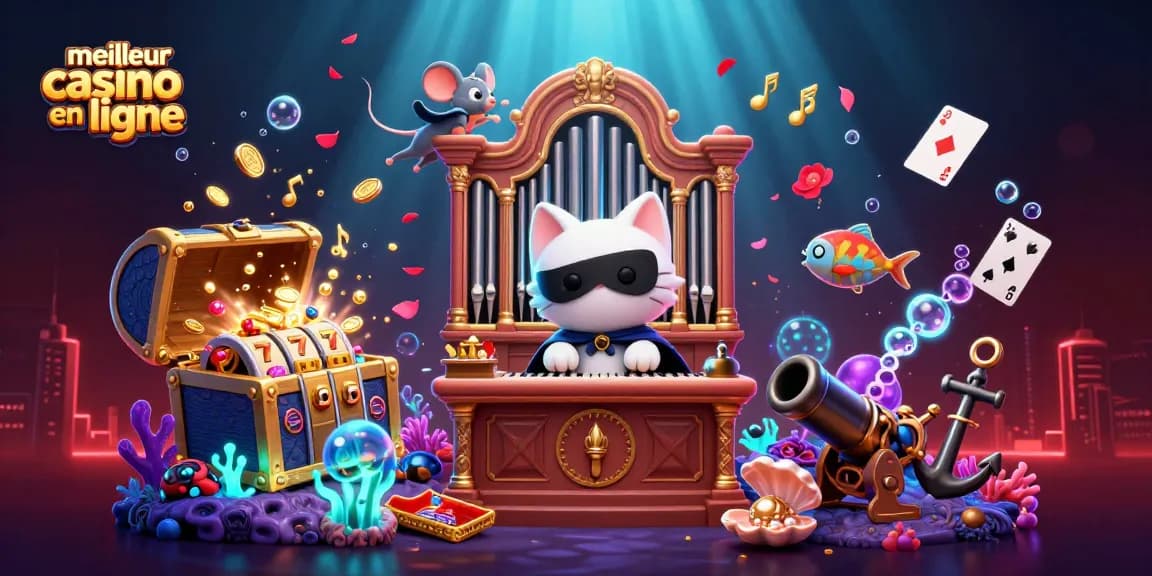 Profitez du meilleur casino en ligne avec des personnages animés et des éléments de jeu riches.