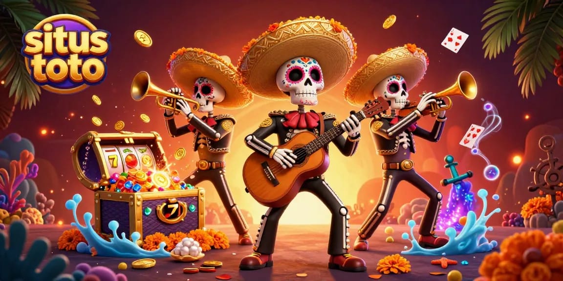 Engage with the exciting situs toto gaming worlds featuring vibrant mariachi characters and thrilling casino symbols.