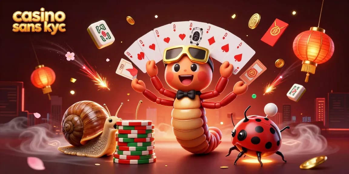 Jouer au casino sans KYC et profiter d'une expérience de jeu anonyme avec des personnages animés.