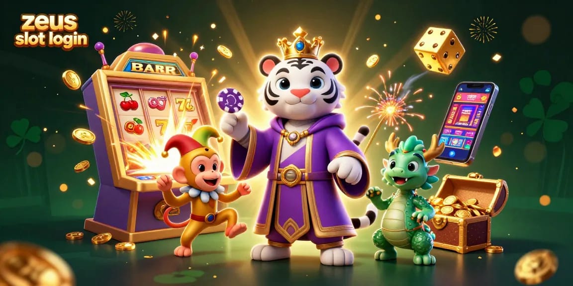 Spin the reels with zeus slot login alongside vibrant characters and thrilling casino motifs.
