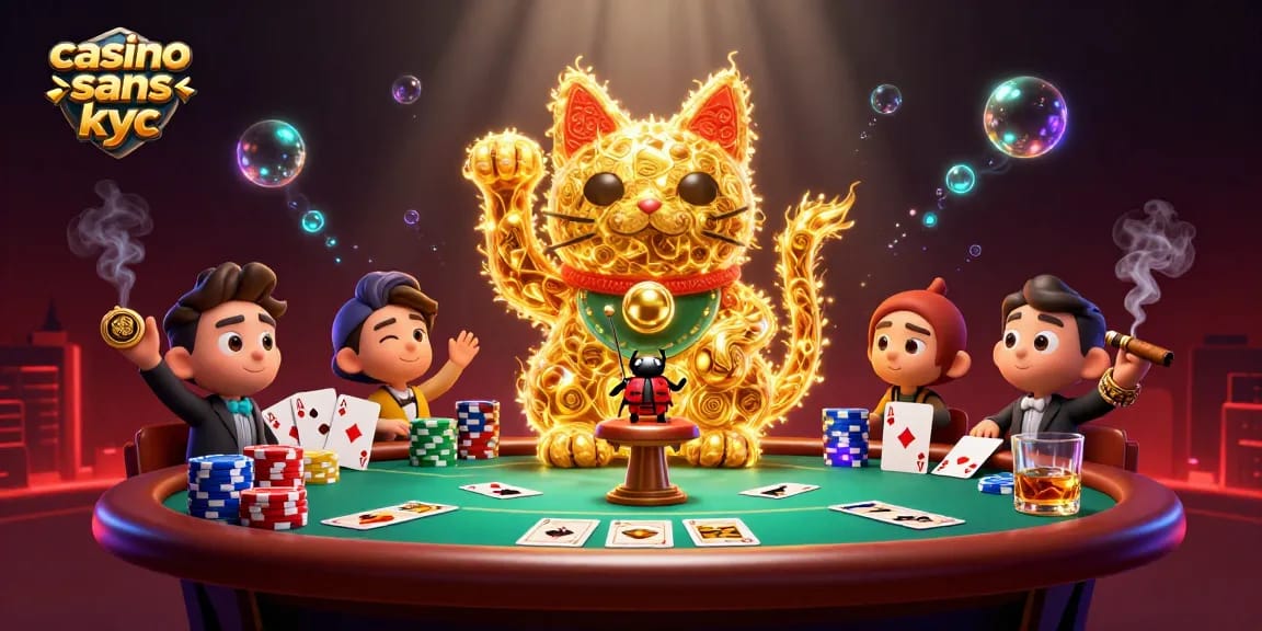 Jouez au casino sans KYC avec des éléments de jeu captivants et une ambiance dynamique.