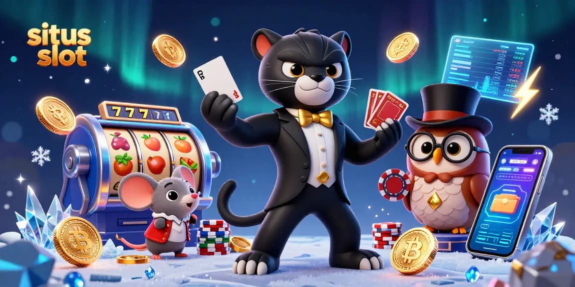 Putaran situs slot meningkatkan kesenangan dengan panther, burung hantu, dan tikus beruntung.