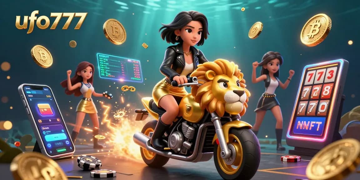 Engage in exciting gameplay with ufo777's vibrant slot casino scene filled with dazzling rewards.