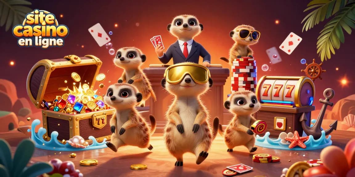 Les meerkats gèrent un site casino en ligne dynamique avec des éléments de jeu captivants.