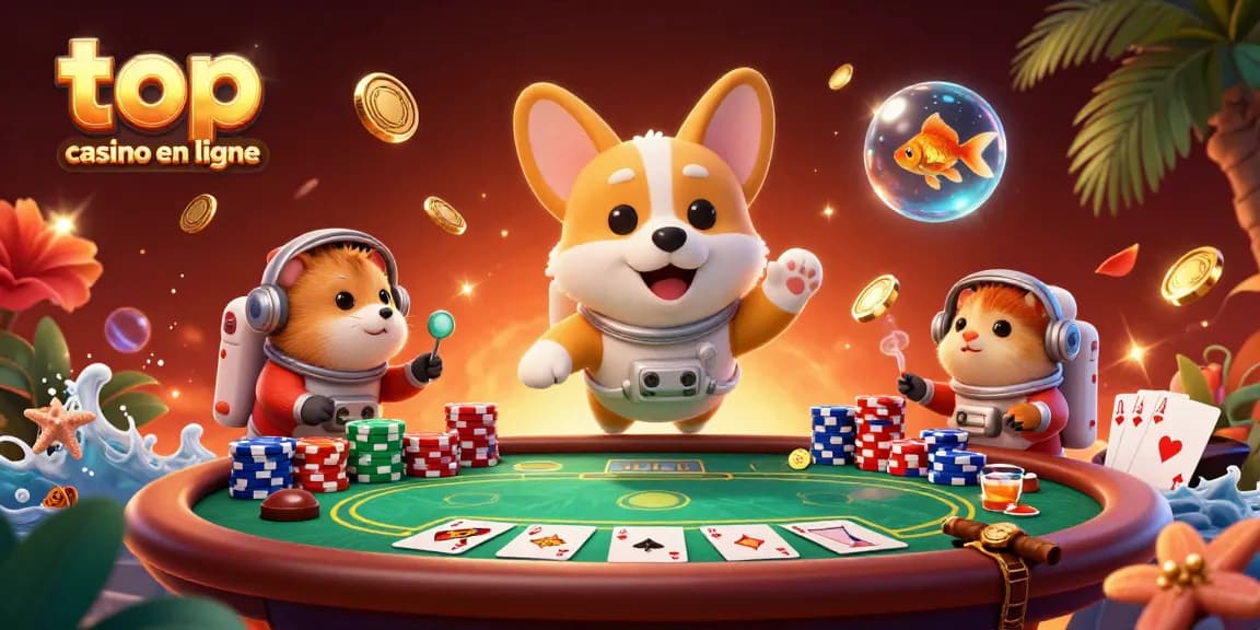 Jouer dans un top casino en ligne avec un corgi astronaute et un hamster de contrôle technique