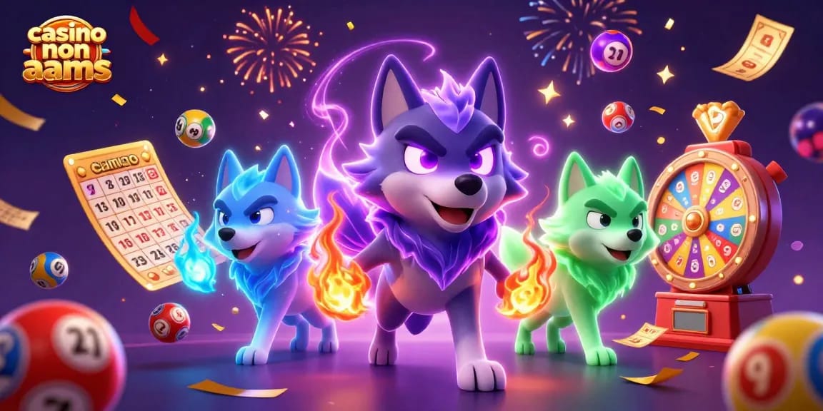 Scopri il gameplay emozionante nei casino non aams, con elementi di lotteria vivaci e personaggi dinamici.