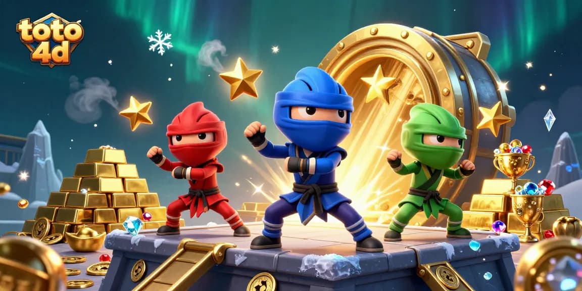 Experience the thrill of winning at toto 4d with ninja chameleons in a vibrant casino world.