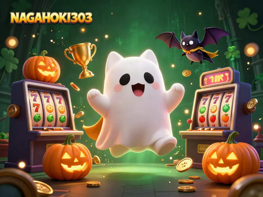 Kucing hantu dan teman vampirnya beraksi di kasino NAGAHOKI303 yang berkilauan, menang besar!