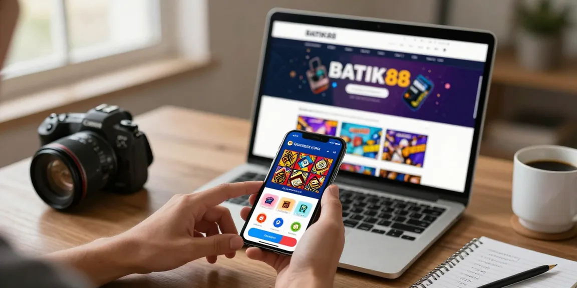 Pengguna yang berinteraksi dengan aplikasi BATIK88 Deposit Qris Cepat Hanya 1 Detik di ponsel pintar.