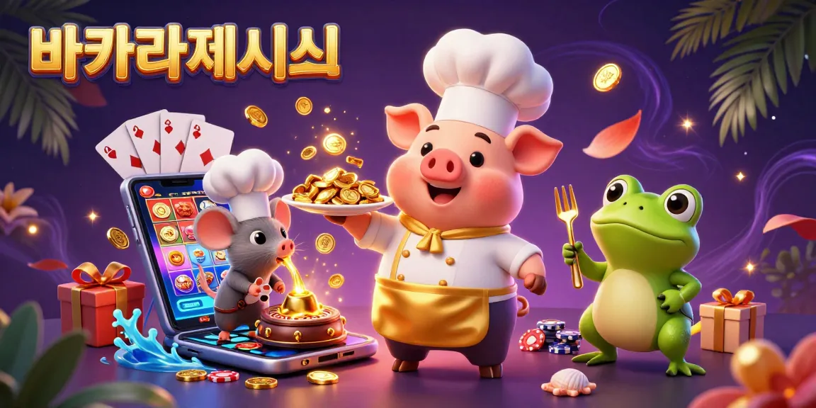 바카라사이트에서 다양한 카지노 게임을 즐기며 보너스를 받는 장면