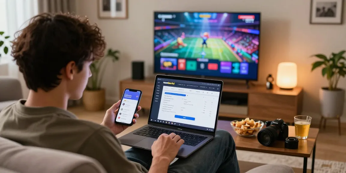 Experience dynamic online gaming with newbet4d in a cozy home setting.