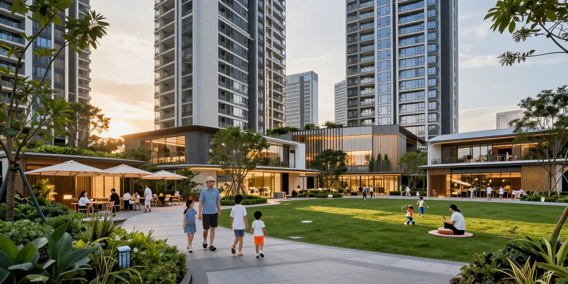 Dover Residences showcasing luxury family living in Singapore's vibrant community atmosphere.