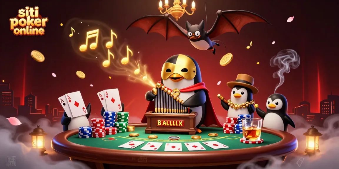 I giocatori scoprono i siti poker online attraverso una scena di poker animata e magica.