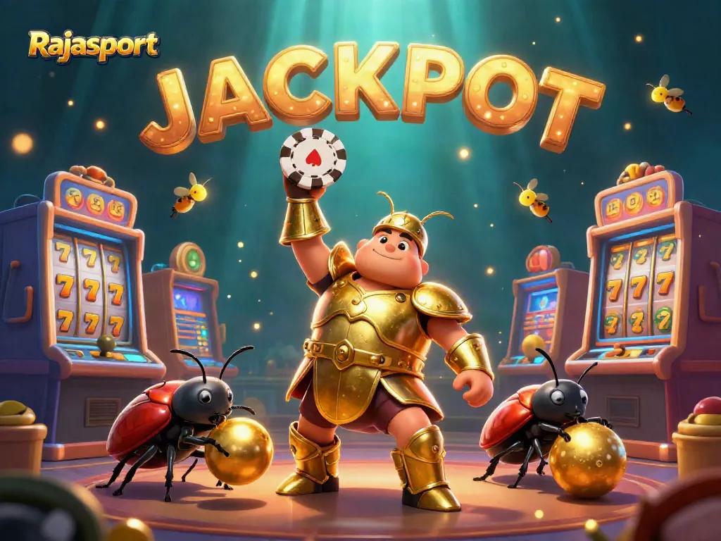 Rajasport menawarkan permainan slot menarik dengan simbol jackpot dan pembeda visual yang menawan.