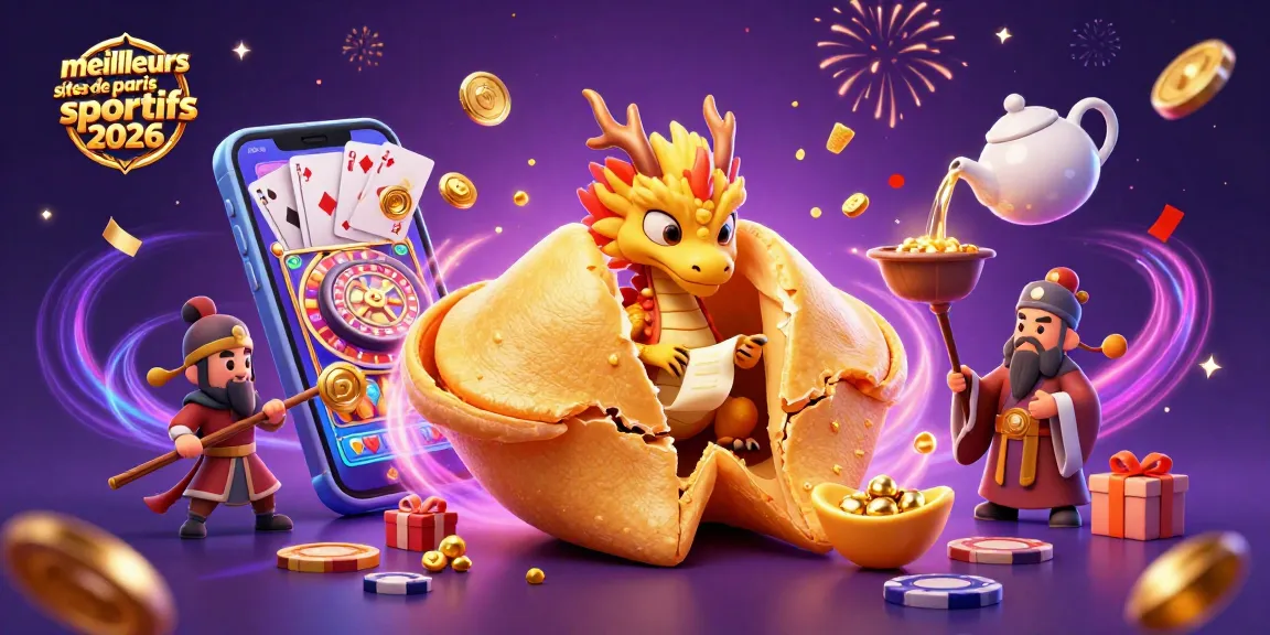 Pariez sur les meilleurs sites de paris sportifs 2026 avec des dragons sages et des cookies d'or géants