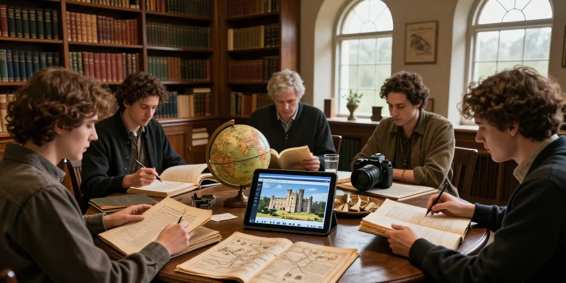 Explore the legacy of Tynte's Castle on https://tyntescastle.com with readers in a cozy library.