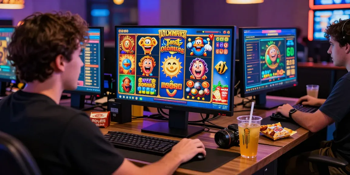 Raja receh: Pemain slot online menikmati kemenangan dengan grafis menarik.