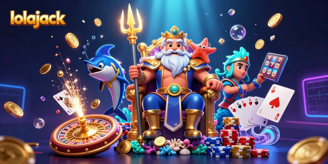 Experience thrilling wins at lolajack with vibrant 3D casino characters and exciting elements.