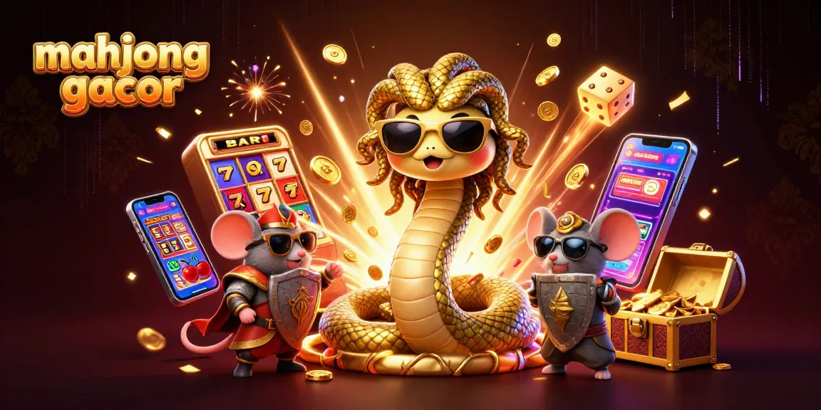 Play mahjong gacor with exciting graphics, showcasing the joy of winning and vibrant casino elements.