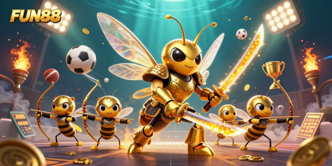 Experience the thrill with FUN88 sports betting featuring dynamic characters and engaging action.