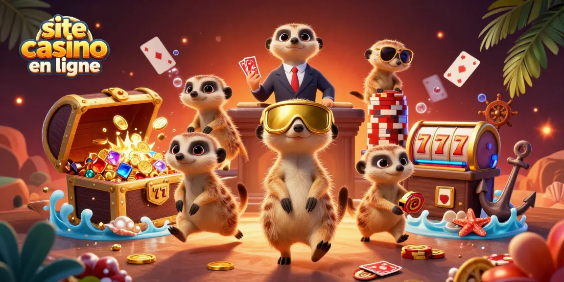 Les meerkats gèrent un site casino en ligne dynamique avec des éléments de jeu captivants.