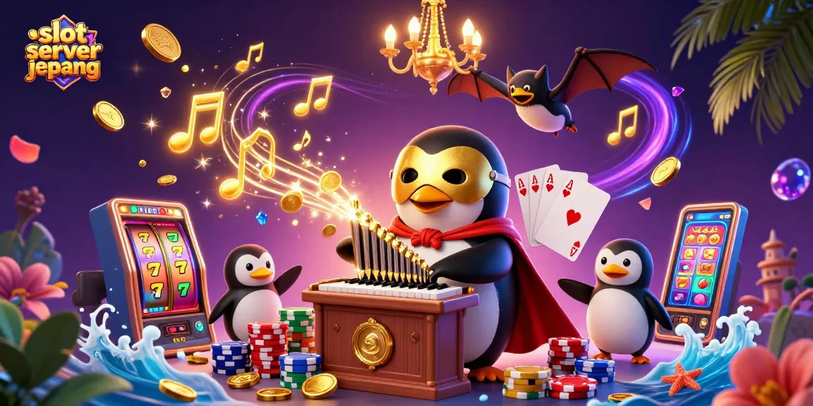 Engage with slot server jepang while enjoying golden coins and vibrant game elements in action.