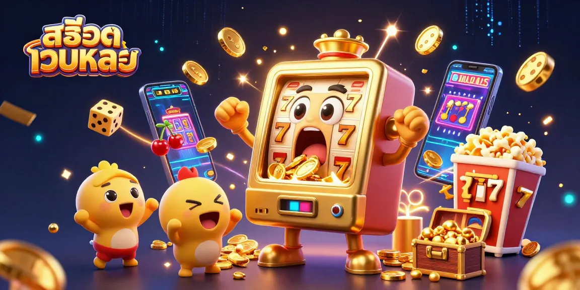 เล่นเกมสล็อตออนไลน์ สล็อตเว็บตรง กับเครื่องสล็อตที่แตกแจ็คพอตและเหรียญทองไหลออก
