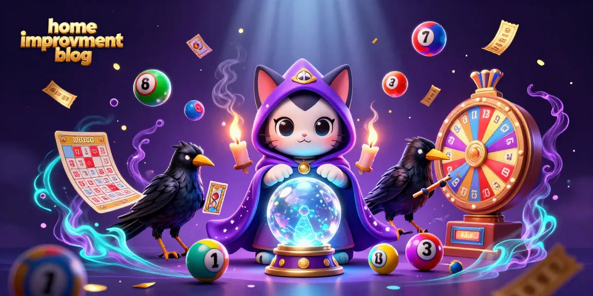 Engage in the thrilling home improvement blog experience with vibrant lottery elements and mystical characters.